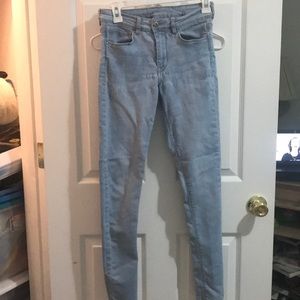 Light Wash Skinny Jeans